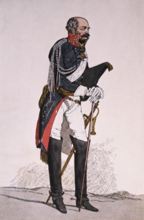 Field Marshall Gebhardt Leberecht von Blucher (1742-1819), Prussian Military Leader, Color Drawing by Denis Deighton, 1814