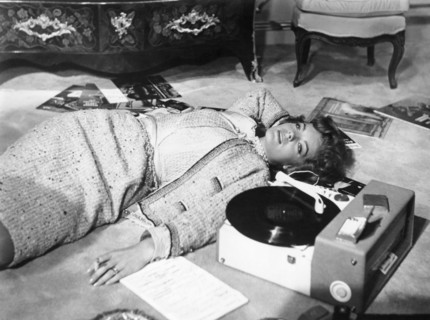 Romy Schneider, on-set of the Film, "Boccaccio '70", 1962