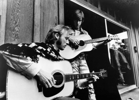 Stephen Stills, John Sebastian, on-set of the Film, "Celebration at Big Sur", 20th Century Fox Film Corp., 1971
