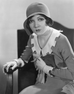 Claudette Colbert, on-set of the Film, "Manslaughter", 1930