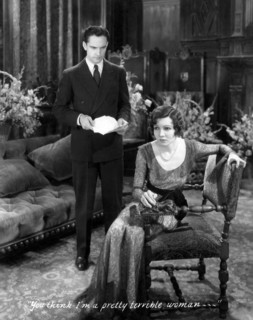 Fredric March, Claudette Colbert, on-set of the Film, "Manslaughter", 1930