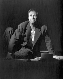 Dick Powell, on-set of the Film, "Murder, My Sweet", 1944