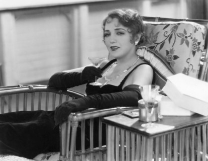 Bebe Daniels, on-set of the Film, "My Past", 1931