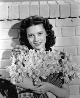 Cathy O'Donnell, on-set of the film, "The Best Years of our Lives", 1946