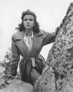 Ida Lupino, on-set of the film, "High Sierra", 1941