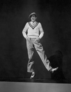 Ray Bolger, on-set of the Film "Rosalie", 1937