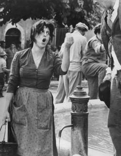 Anna Magnani, on-set of the Film "The Secret of Santa Vittoria", 1969