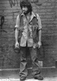 Al Pacino, on-set of the Film "Serpico", 1973