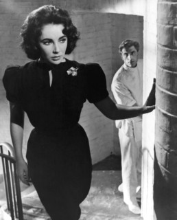 Elizabeth Taylor, David Cameron, on-set of the Film "Suddenly, Last Summer", 1959