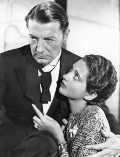 Clive Brook, Kay Francis, on-set of the Film "24 Hours", 1931