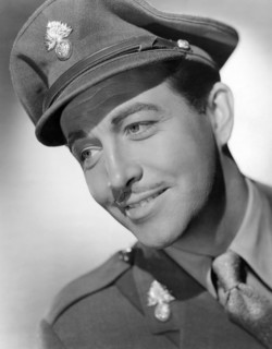 Robert Taylor, Publicity Portrait for the Film "Waterloo Bridge", 1940