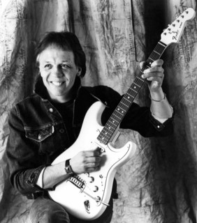 Robin Trower, Portrait with Guitar, circa 1980's