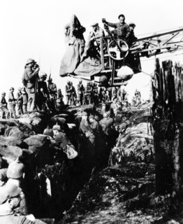 Film Crew on-set of the Film "All Quiet on the Western Front", 1930