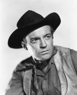 Arthur Kennedy, on-set of the Film "Bend of the River", 1952