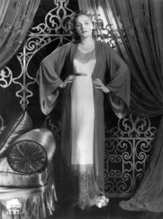 Marlene Dietrich, on-set of the Film "Dishonored", 1931