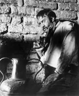 Lee J. Cobb, on-set of the Film "The Fighter", 1952