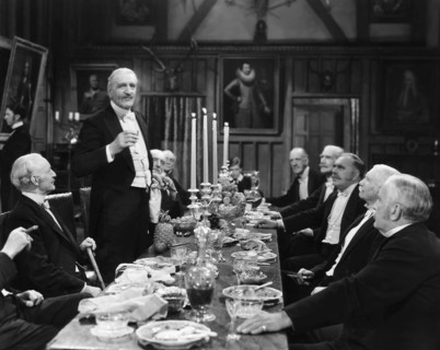C. Aubrey Smith, (standing), on-set of the Film "The Four Feathers", 1939