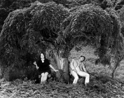 Jitka Novakova, Karel Novak, on-set of the Film "Fruit of Paradise" (aka Ovoce Stromu Rajskych Jime), 1969