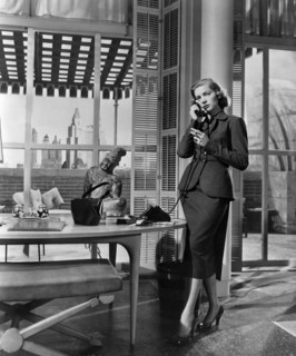 Lauren Bacall, on-set of the Film "How to Marry a Millionaire", 20th Century Fox, 1953