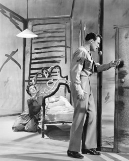 Diana Adams, Gene Kelly, on-set of the Film "Invitation to the Dance", 1956