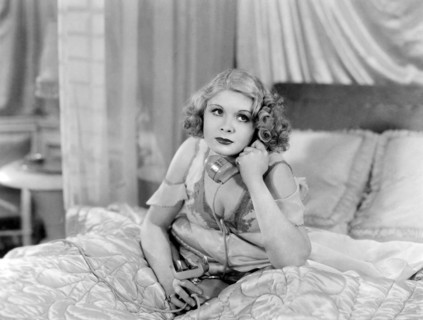 Dorothy Dell, on-set of the Film "Little Miss Marker", 1934