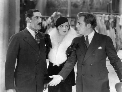 Joe Smith, Winnie Lightner, Charles Dale, on-set of the Film "Manhattan Parade", 1932