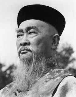 Richard Loo, on-set of the Film "One More Train to Rob", 1971
