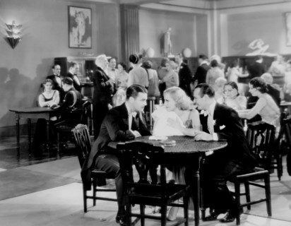 Neil Hamilton, Joan Crawford, Monroe Owsley, on-set of the Film "This Modern Age", 1931