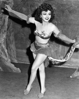 Iris Adrian, on-set of the Film "The Trouble with Women", 1947