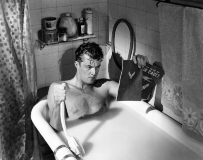 Mark Daniels, on-set of the Film "Winged Victory", 1944