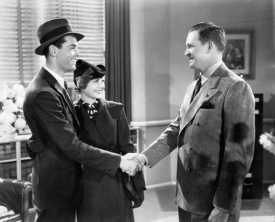 Henry Fonda, Sylvia Sidney, Barton MacLane, on-set of the Film "You Only Live Once", 1937