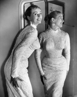 Anita Ekberg, Portrait in Mirror, 1956