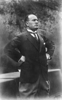 Italian Prime Minister Benito Mussolini, Portrait, circa 1920's