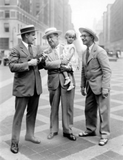 Dick Konter, (aka Ukulele Dick), Entertaining Pathe Film Executives, circa 1920's