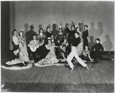 José Greco and his Spanish Ballet Company Performing at Wilshire Ebell Theatre, Los Angeles, California, USA, 1954