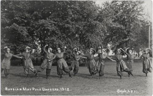 Russian May Pole Dancers, 1912