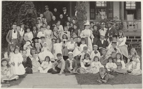 Large Group Portrait, Land’s End, Point Pleasant New Jersey, USA, circa 1888