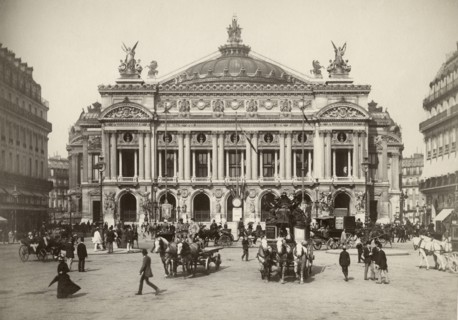 L’Opera, Académie Nationale de Musique, Paris, France, Albumen print, circa 1890