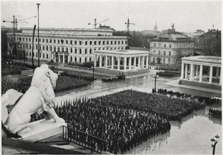 Nazi Party Formation, Konigsplatz, Munich, Germany, November 9, 1935