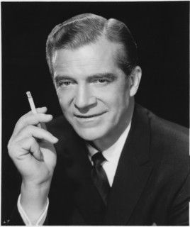 Dana Andrews, Publicity Portrait with Cigarette, circa 1960's