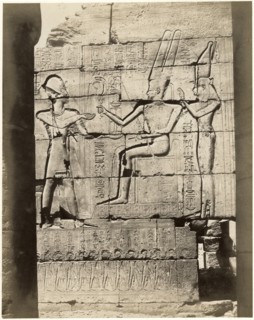 Ramesses, Temple of Memnon, Egypt, Albumen Print, circa 1890