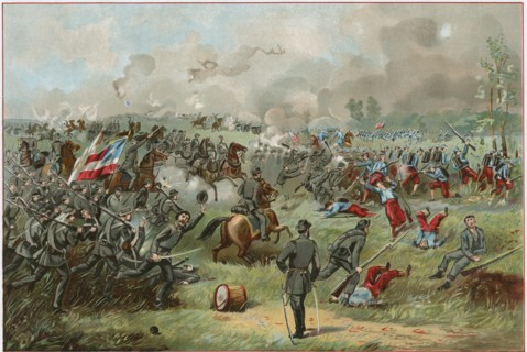 “Stonewall Jackson, at the Battle of Bull Run.”, American Civil War, USA, 1861