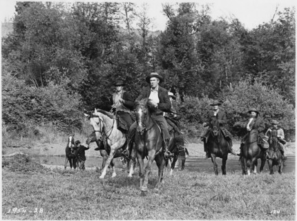 James Stewart, on-set of the Film "Shenandoah", 1965,