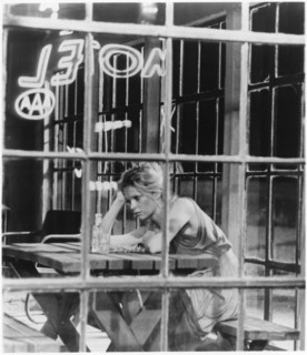 Kim Basinger, on-set of the Film "Fool For Love”, 1985