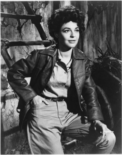 Anne Bancroft, on-set of the Film “7 Women”, 1966