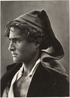 Man with stocking cap, No9, Sicily, Photo by Giorgio Sommer, circa 1870's
