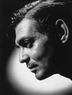 Actor Clark Gable, Close-Up Profile, 1945