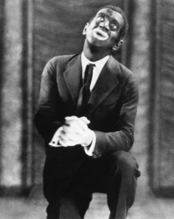 Al Jolson, on-set of the Silent Film "The Jazz Singer", 1927