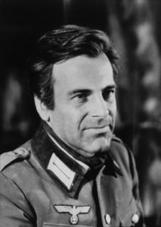 Maximilian Schell, on-set of the Film "A Bridge too Far", 1977