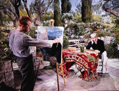 Kirk Douglas, on-set of the Film "Lust for Life", 1956